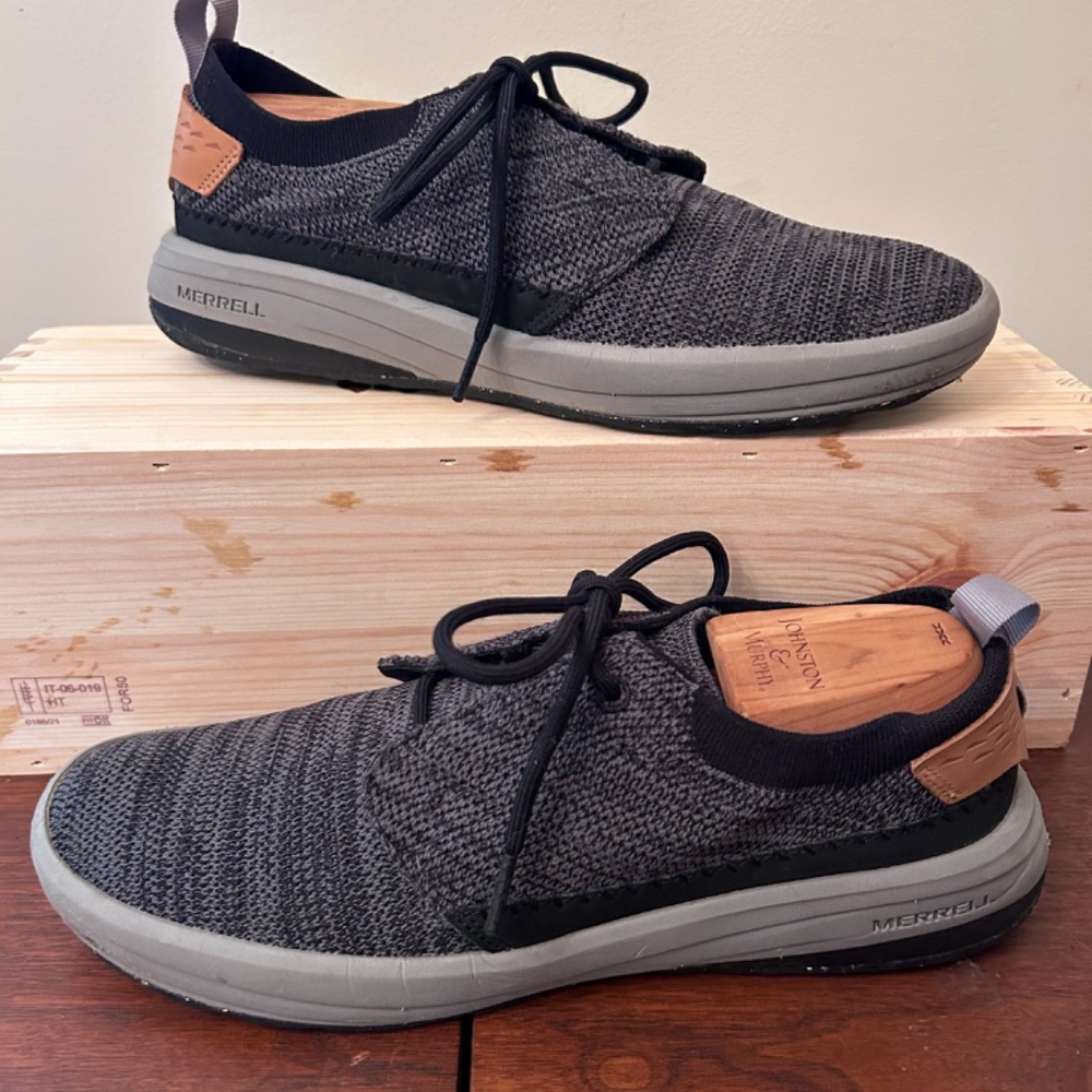 Merrill Gridway Turbulence Knit Low Casual Running Sneakers - Mens 9